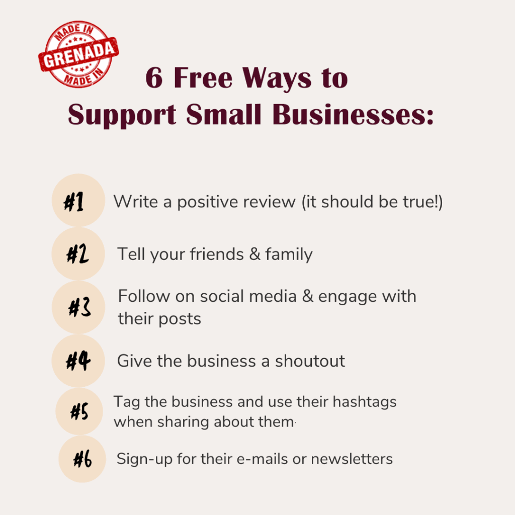 5 Simple Ways to Support Small Businesses in Grenada